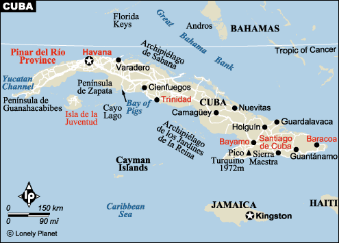 küba haritası